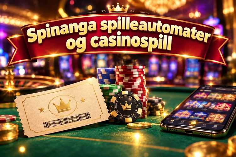 Spinanga spilleautomater og casinospill